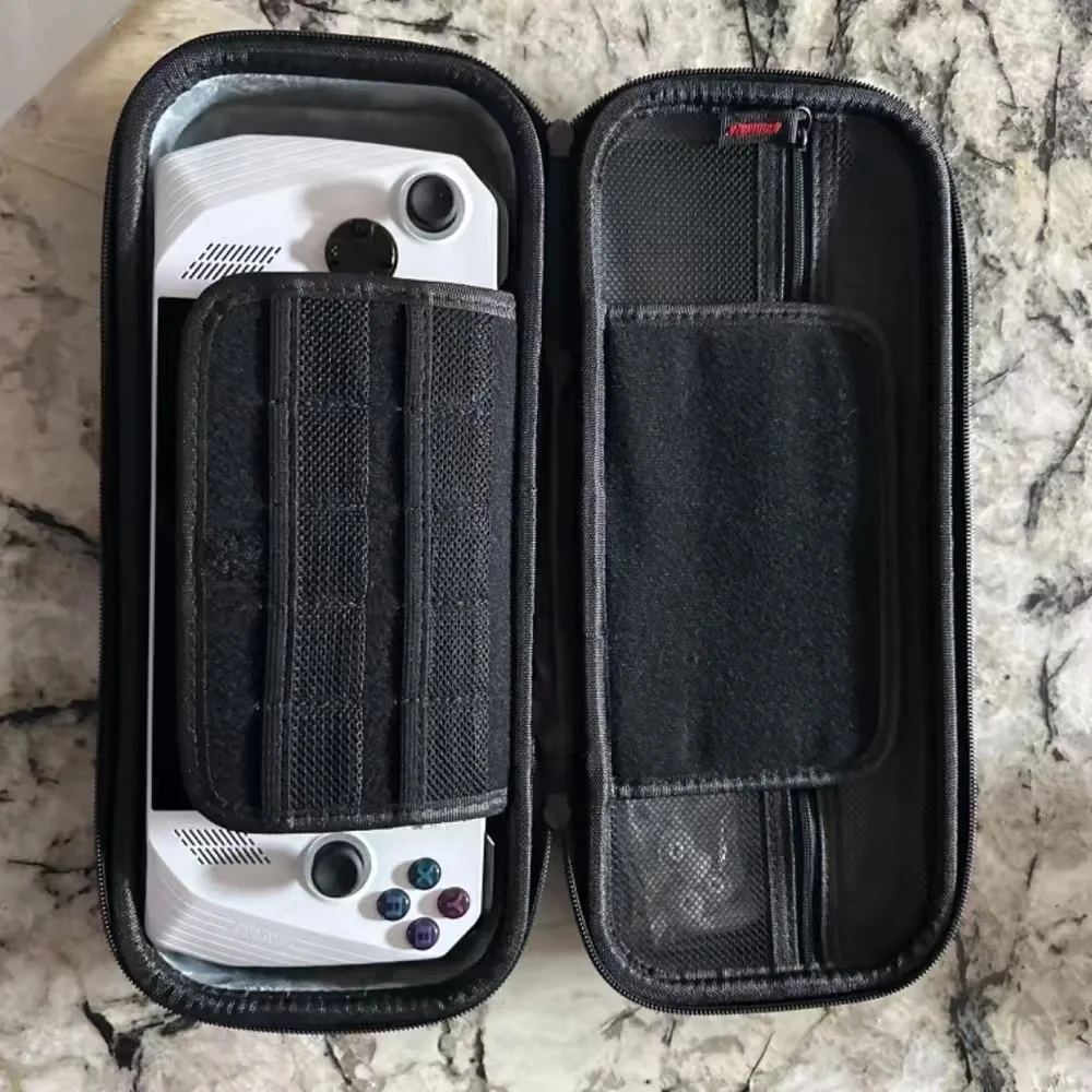 ASUS White Handheld Gaming Console with Dual Analog Sticks